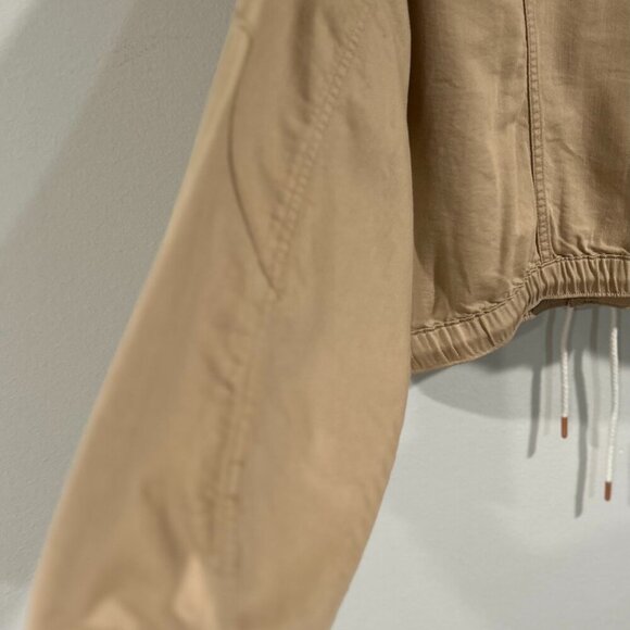 Anthropologie Pilcro Tidal Moto Utility Jacket Tan Color Size XL - Picture 5 of 8